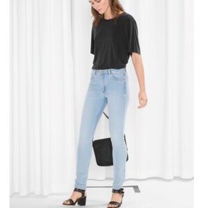 & Other Stories Stretch Skinny Jeans Size 26
